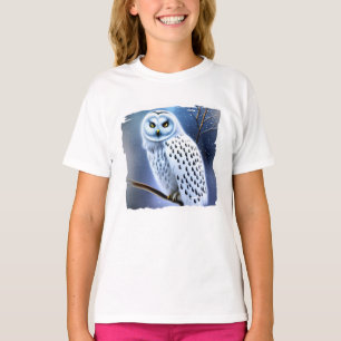 Schneeeulen-T-Shirt T-Shirt