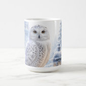 Schneeeulen-Wintermagie Kaffeetasse (Mittel)