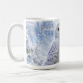 Schneeeulen-Wintermagie Kaffeetasse (Links)
