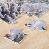 Schneeeulen-Wintermagie Puzzle (Seite)