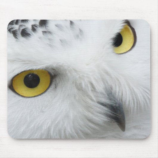 Schneeeulenaugen Mousepad (Vorne)