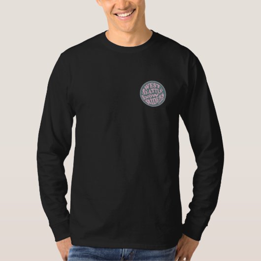 Schneefahrer Grün T-Shirt (Vorderseite)