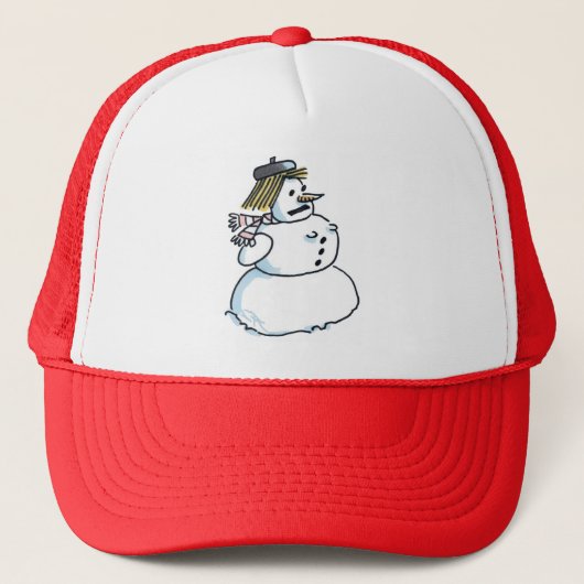 Schneefahrerhut Truckerkappe (Vorderseite)