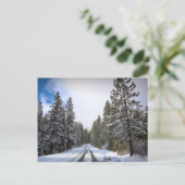 SCHNEEFAHRT POSTKARTE (Stehend Vorderseite)