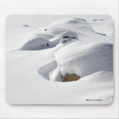 Schneefahrten über das Foto Rocks Mousepad (Vorne)