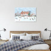 Schneefall 1991 leinwanddruck (Insitu (Schlafzimmer))