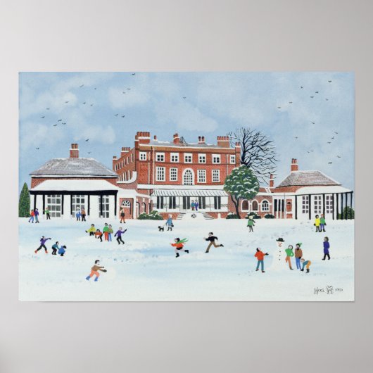 Schneefall 1991 poster (Vorne)