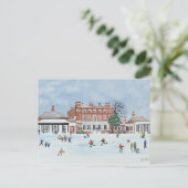 Schneefall 1991 postkarte (Stehend Vorderseite)