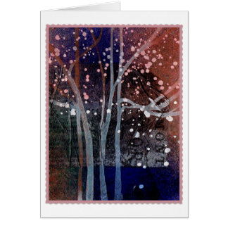 Schneefall - Blindkarte