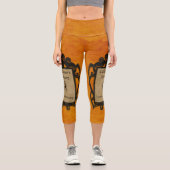 Schneefall Capri Leggings (Vorderseite)