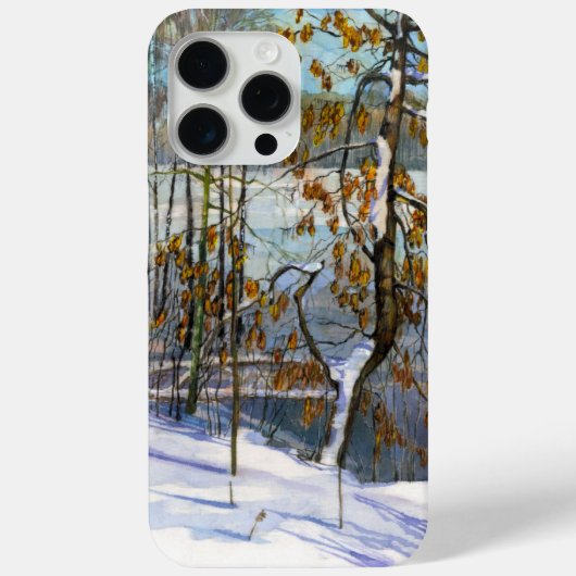 Schneefall Case-Mate iPhone Hülle (Rückseite)
