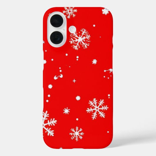 Schneefall Case-Mate iPhone Hülle (Rückseite)