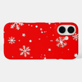 Schneefall Case-Mate iPhone Hülle (Rückseite (Horizontal))