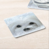 Schneefall der maltesischen Untersetzer (angewinkelt)