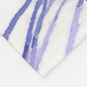 Schneefall Fleecedecke (Ecke)