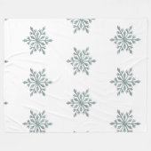 Schneefall Fleecedecke (Vorderseite (Horizontal))