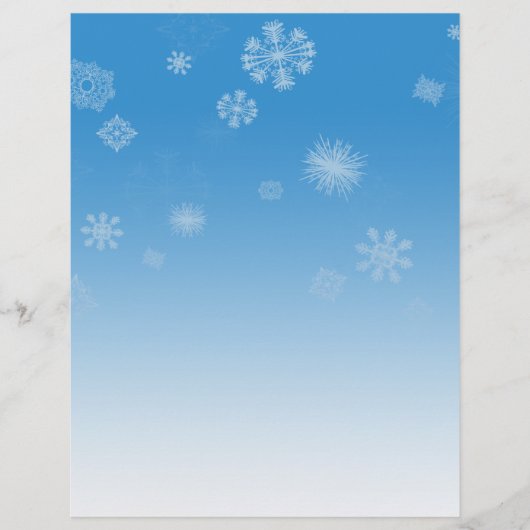 Schneefall Flyer (Vorne)