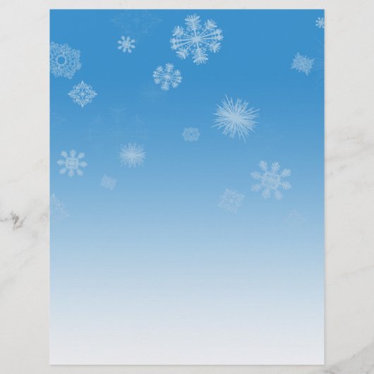 Schneefall Flyer (Hinten)