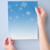 Schneefall Flyer (Hand)