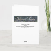 Schneefall - Galloping to Freedom Grußkarte Karte (Rückseite)