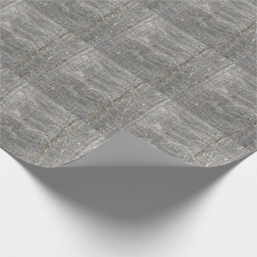 Schneefall Geschenkpapier (Ecke)