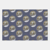 Schneefall Geschenkpapier Set (Vorderseite 3)