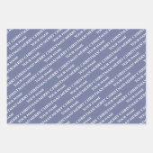 Schneefall Geschenkpapier Set (Vorderseite 2)