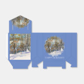 Schneefall Geschenkschachtel (Ungefaltet)