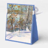 Schneefall Geschenkschachtel (Rückseite)