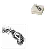 Schneefall Gummistempel (Stempel)