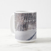 Schneefall im Park Kaffeetasse (Vorderseite Links)