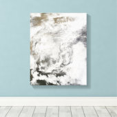 Schneefall in der China Leinwanddruck (Insitu (Holzboden))