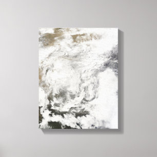 Schneefall in der China Leinwanddruck