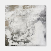 Schneefall in der China Magnet (Vorne)