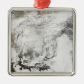 Schneefall in der China Ornament Aus Metall (Vorne)