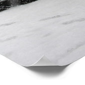 Schneefall in Montreal, Quebec Poster (Ecke)