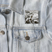 Schneefall in Portland, Japanischer Garten, 2 Button (Beispiel)