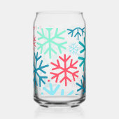 Schneefall kann Glass Dosenglas (Links)