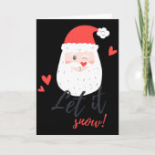 Schneefall karte (Vorderseite)