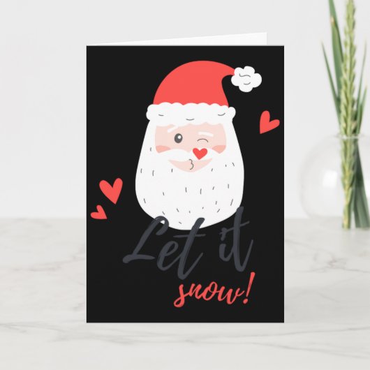 Schneefall  karte (Vorderseite)