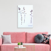 Schneefall Leinwanddruck (Insitu (Wohnzimmer))