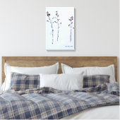 Schneefall Leinwanddruck (Insitu (Schlafzimmer))