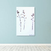 Schneefall Leinwanddruck (Insitu (Holzboden))