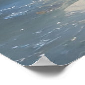 Schneefall Magische Landschaft Ruhige Winter Poster (Ecke)