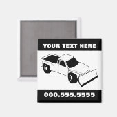 Schneefall Magnet (Vorderseite/Rückseite)