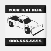 Schneefall Magnet (Vorne)