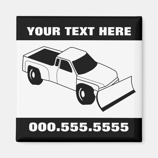 Schneefall Magnet (Vorne)