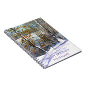 Schneefall Notizblock (Rechte Seite)