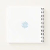 Schneefall Notizblock (Rückseite)