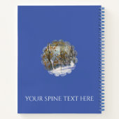 Schneefall Notizblock (Rückseite)